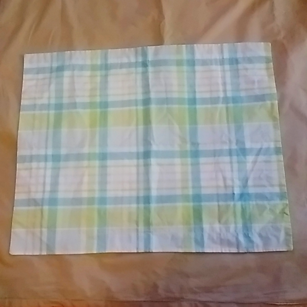 Pottery Barn Kids Plaid Standard Sham